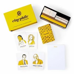 Brand new Cinephile game deck of cards for movie buffs family friends game
